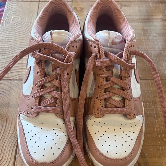 Nike Shoes - Nike Women's Sneakers in White and Dusty Rose